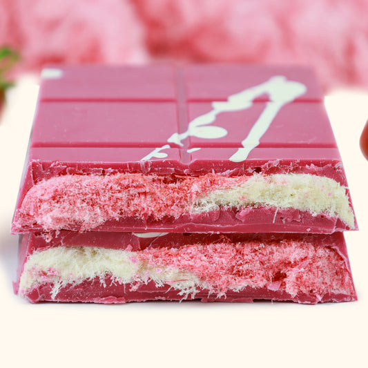Strawberry Cotton Candy Dubai Chocolate - 140 g