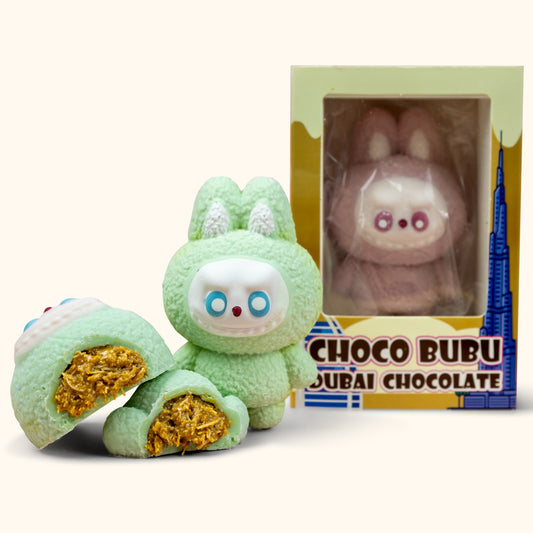 Choco Labubu - Lotus Dubai Chocolate - White Chocolate - Green