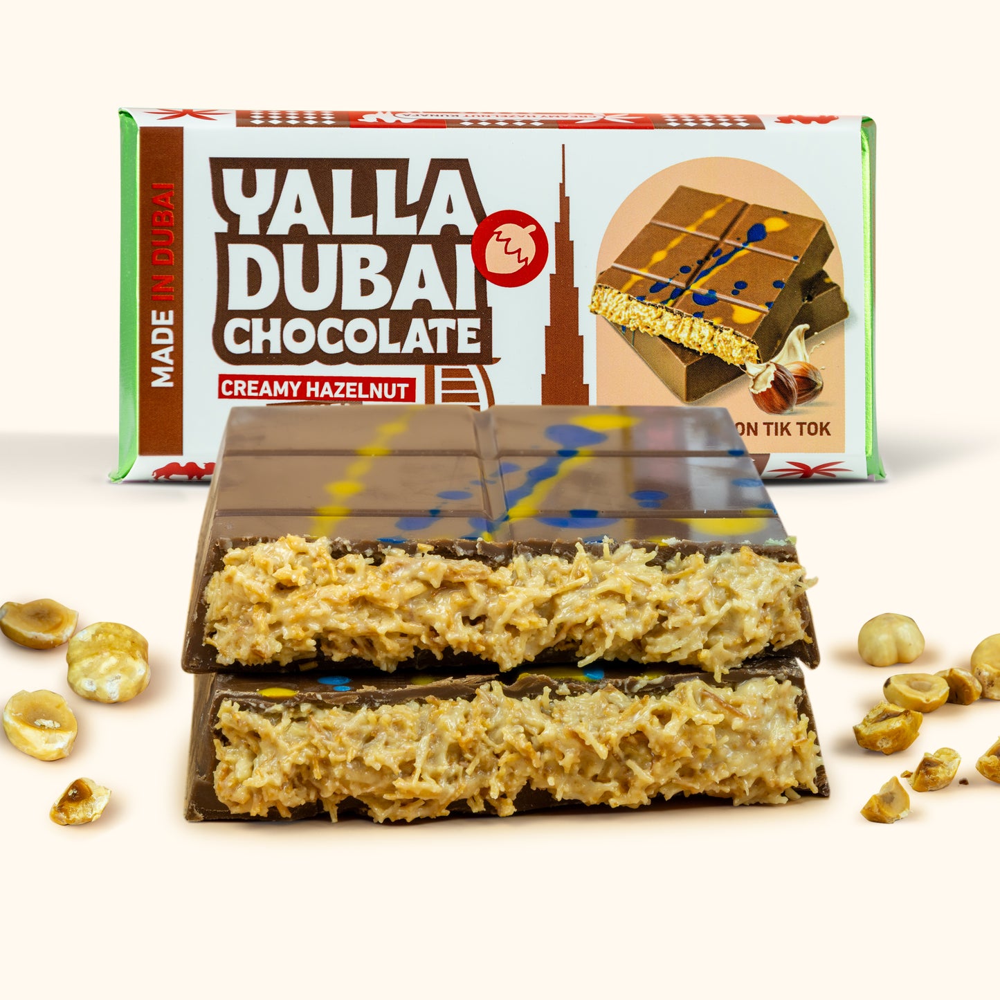 Creamy Hazelnut Dubai Chocolate - 180 g
